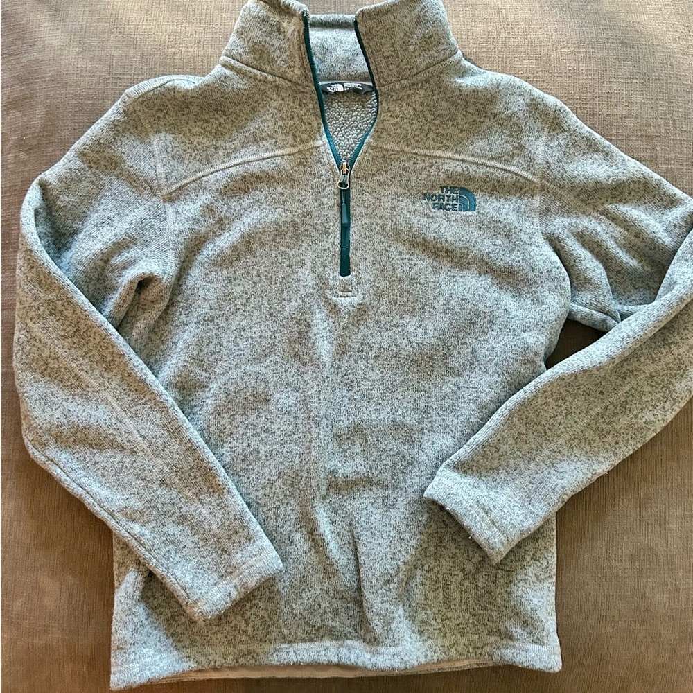The North Face Gray Quarter-Zip Jacket